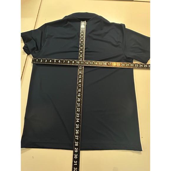 Under Armour Shirt Mens Large Blue Performance Polo Short Sleeve Golf Athletic - Picture 4 of 8